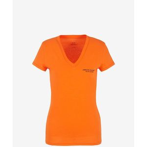 Armani Exchange 8nyt81_yjg3z Short Sleeve V Neck T-shirt Oranje M Vrouw