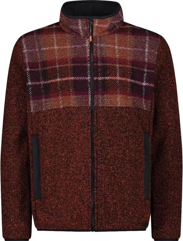 CMP - Wooltech - Veste - Ruitpatroon - Met Rits