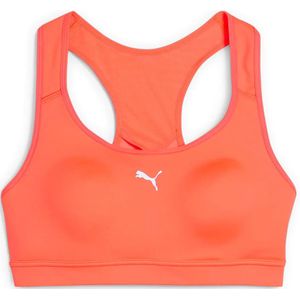 Puma - 4KEEPS Run - Sportbeha - Zwart - Medium Support, Verstelbare Bandjes, Gemaakt van Gerecyclede Materialen