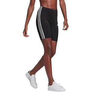 Adidas Essentials 3 Stripes Short Leggings Zwart M Vrouw