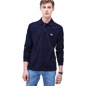 Polo Lacoste Men L1312 Longsleeve Classic Fit Navy Blue