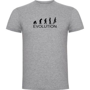 Kruskis Evolution Running Short Sleeve T-shirt Grijs 2XL Man