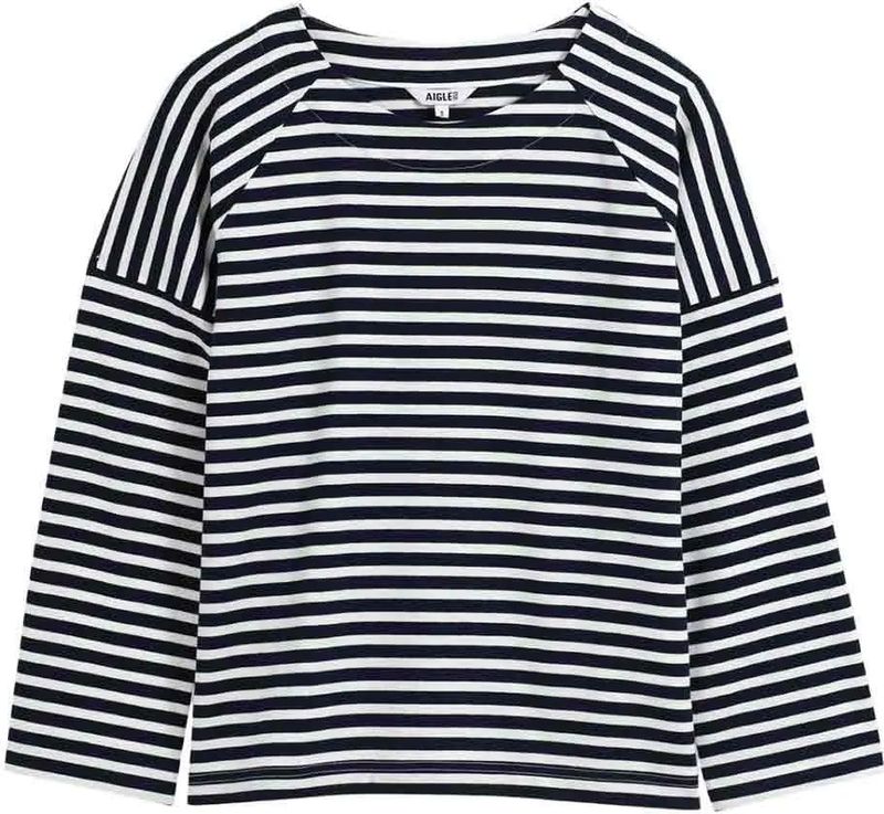 Aigle - BM435 - T-shirt - Gestreept - Met Lange Mouwen