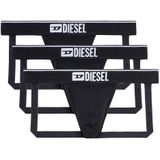 Diesel 00sh9i-0gdac Jocky Jockstrap 3 Units Zwart M Man