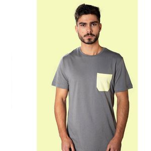 Snap Climbing Monochrome Pocket Short Sleeve T-shirt Grijs M Man