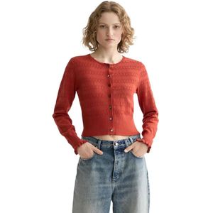 Scotch & Soda Pointelle Knitted Cardigan