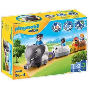 PLAYMOBIL 1.2.3 Dierentrein - 70405