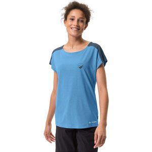 Vaude Neyland Short Sleeve T-shirt Blauw 38 Vrouw