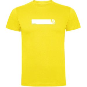 Kruskis Triathlon Frame Short Sleeve T-shirt Geel S Man