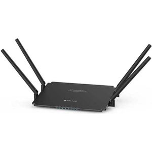 TALIUS RT-1200 draadloze router Gigabit Ethernet Dual-band (2.4 GHz / 5 GHz) Zwart