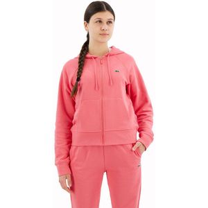 Lacoste Sf9213 Full Zip Sweatshirt Roze 38 Vrouw