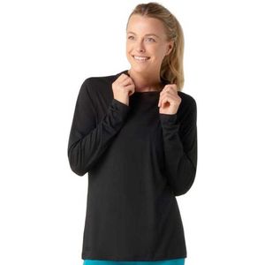 Smartwool Merino Sport 120 Hoodie Long Sleeve T-shirt Zwart M Vrouw