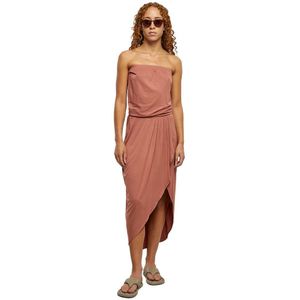 Urban Classics Viscose Sleveless Long Dress Oranje XL Vrouw