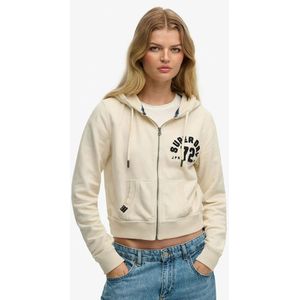 Superdry Athletic Relaxed Crop Sweatshirt Met Rits