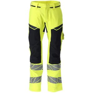 Mascot - 21079-284 - Werkbroek - Hi-Vis Geel/Donkermarine - Met Kniezakken