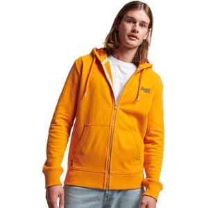 Superdry Vintage Logo Embroidered Full Zip Sweatshirt Oranje 2XS Man