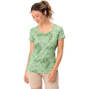 Vaude Skomer All Over Print Short Sleeve T-shirt Groen 44 Vrouw