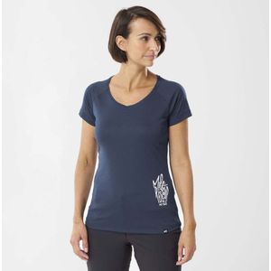 Millet Trekker Short Sleeve T-shirt Blauw S Vrouw