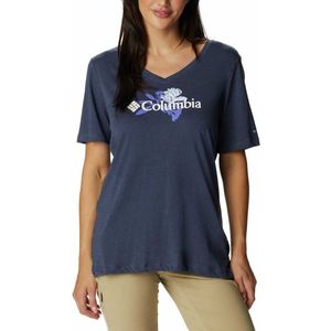 Columbia Bluebird Day™ Relaxed Short Sleeve T-shirt Blauw S Vrouw
