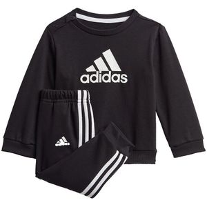 Adidas Badge Of Sport French Terry Jogger-track Suit Zwart 3-6 Months