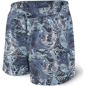 Saxx Underwear Cannonball 5´´ 2 In 1 Shorts Blauw S Man