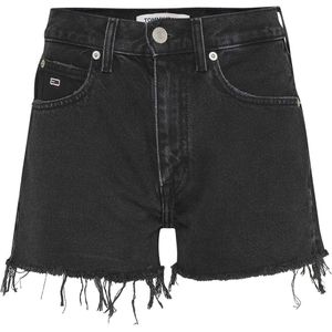 Tommy Jeans Hot Pant Bg0085 Denim Shorts Grijs 28 Vrouw