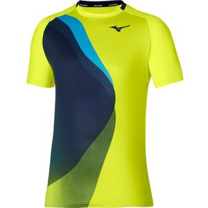 Mizuno 62gaa50142 Short Sleeve T-shirt Geel M Man