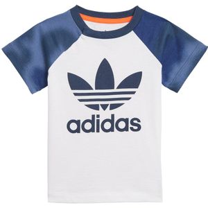 Adidas Originals Allover Print Pack Tracksuit Wit,Blauw 0-3 Months Jongen