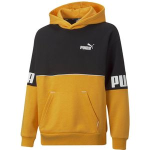 Puma Power Colorblock Fl Sweatshirt Geel 4-5 Years