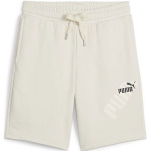 Puma Power Graphic 9´´ Sweat Shorts Beige S Man