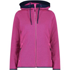 CMP - Dames Fleece - Met Capuchon - Knit Tech - Jacquardpatroon