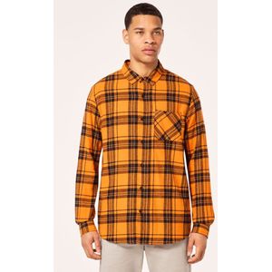 Oakley Apparel Podium Plaid Flannel Long Sleeve Shirt Oranje 2XL Man
