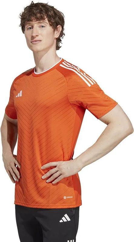 adidas - Campeon 23 - T-shirt - Oranje - Met Korte Mouwen