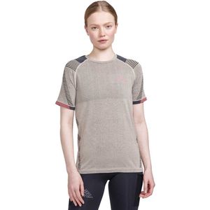 Craft Pro Trail Fuseknit Short Sleeve T-shirt Beige S Vrouw