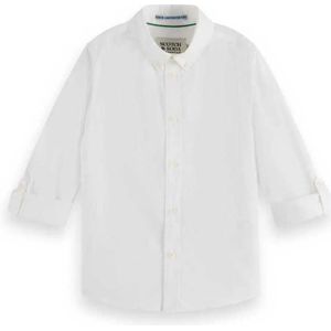 Scotch & Soda Occasional Dobby Overhemd Met Lange Mouwen