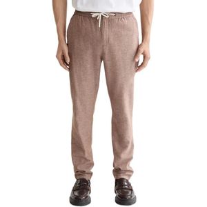 Scotch & Soda Warren Straight Fit Linen Jogger Broek