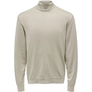 Only & Sons Wyler Life Roll Neck Sweater Beige S Man