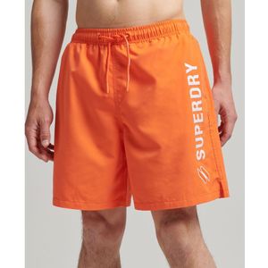 Superdry Code Applque 19inch Swimming Shorts Oranje XL Man