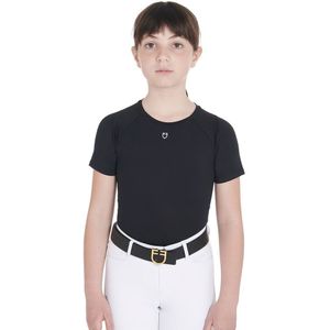 Equestro Technical Junior Training T-shirt Met Korte Mouwen