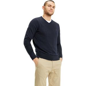 Tommy Hilfiger Core Cotton Silk Sweater Blauw S Man