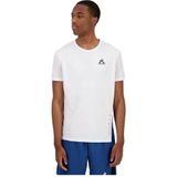 Le Coq Sportif - Essentiel Sport N°1 - T-shirt - Wit - Korte Mouwen - Slim Fit