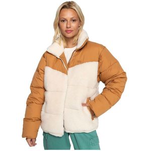 Billabong January Sherpa Jacket Beige XL Vrouw