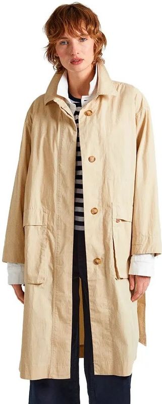 Pepe Jeansvoor vrouwen. PL402371 Tai beige trenchcoat (L), Casual, Katoen
