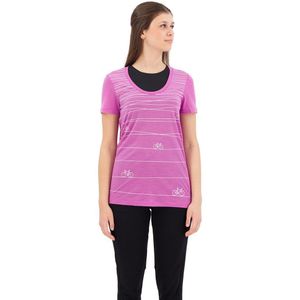 Icebreaker Tech Lite Ii Scoop Hill Sprint Merino Short Sleeve T-shirt Roze XS Vrouw