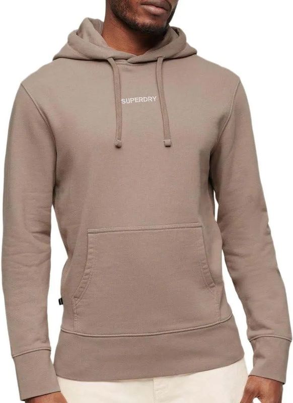 Superdry - Hoodie - Heren - Losse Pasvorm - Klein Logo