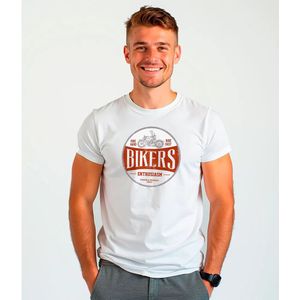Kruskis Bikers Enthusiasm Eco T-shirt Met Korte Mouwen