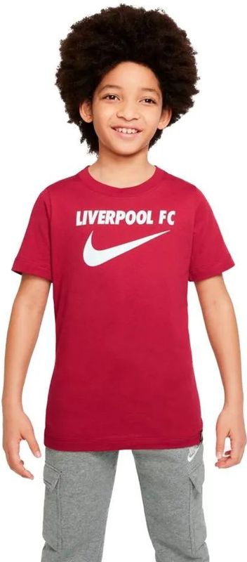 Nike - FC Liverpool 22/23 Swoosh - T-shirt - Rood - Korte Mouw - Junior