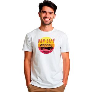 Kruskis Van Life Sunset T-shirt Met Korte Mouwen