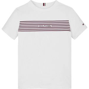 Tommy Hilfiger Kids Monotype Print T-shirt Met Korte Mouwen
