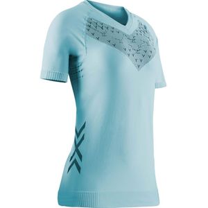 X-bionic Twyce Run Short Sleeve T-shirt Blauw S Vrouw